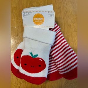 Gymboree Apple Socks